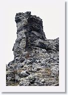 Dimmuborgir, which loosely translated means ?dark castles,? are thought to have been created about 2,300 years ago in the violent throes of an extensive volcanic eruption.