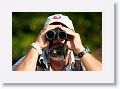 Dave Brzoska, binoculars at the ready.