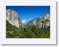 Half Dome and Bridalveil Fall from Tunnel View.